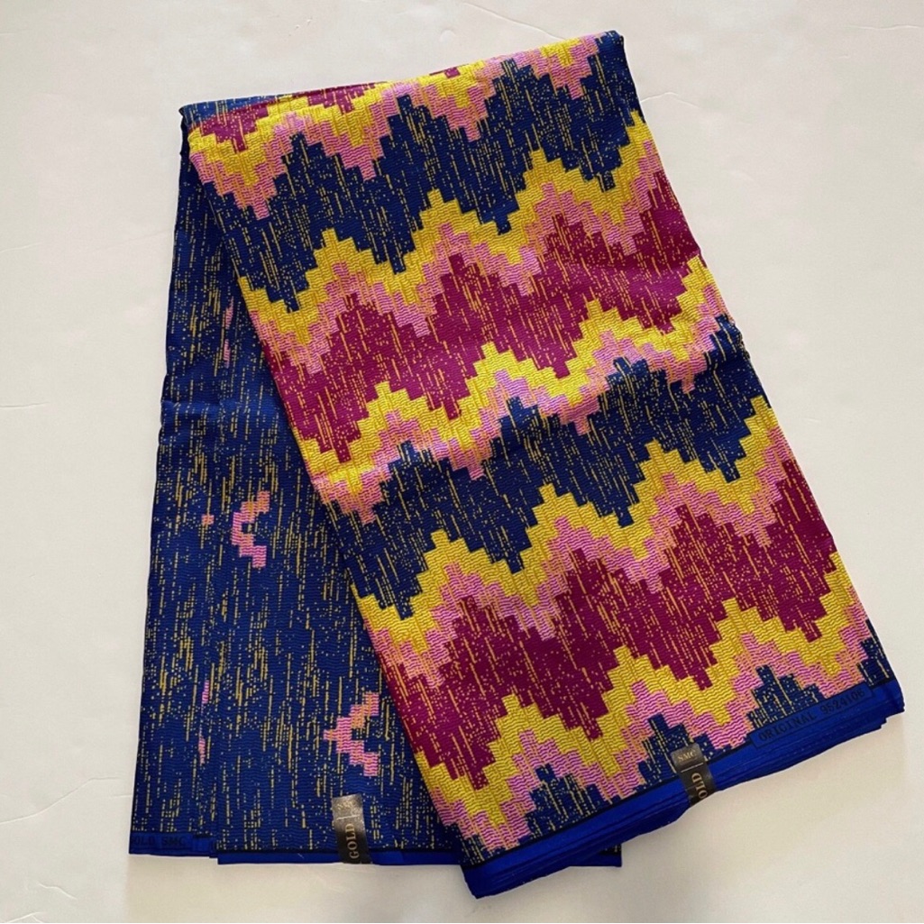 Multicolor Chevron Print Colorful Cotton Fabric